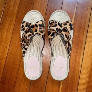 J. Crew Leopard Espadrilles